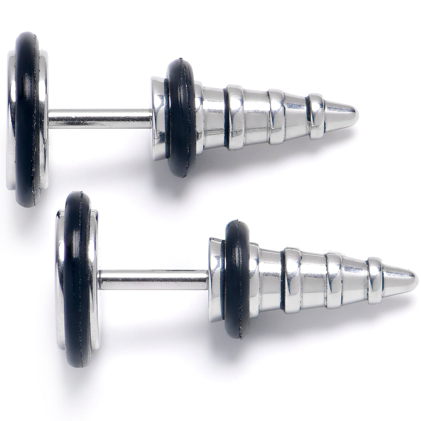 Stainless Steel Screw Taper Cheater Plug Set