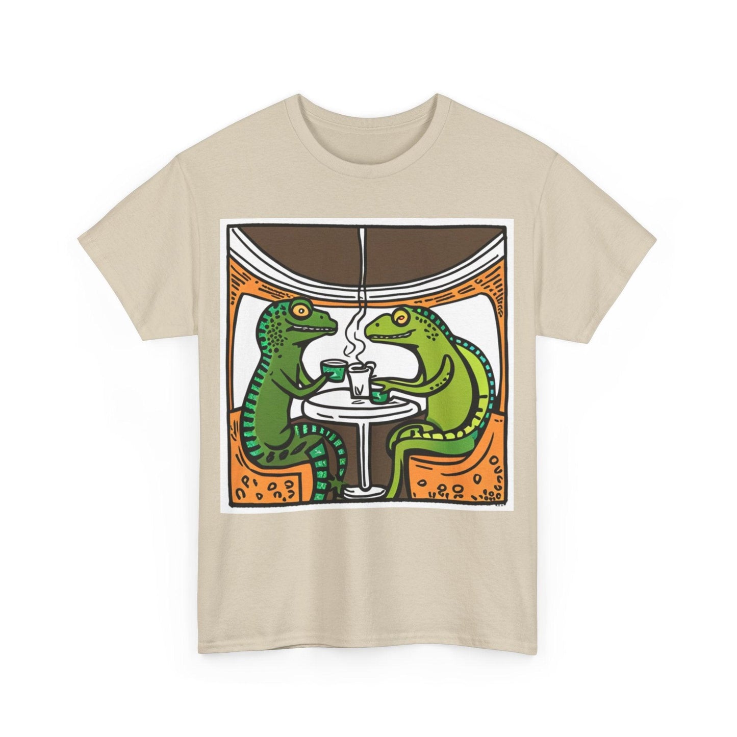 HQ Coffee Brk Unisex Heavy Cotton Tee - Lizard Vigilante