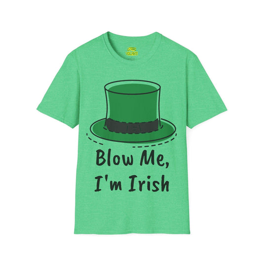 Blow Me, I'm irish Unisex Softstyle T-Shirt - Lizard Vigilante