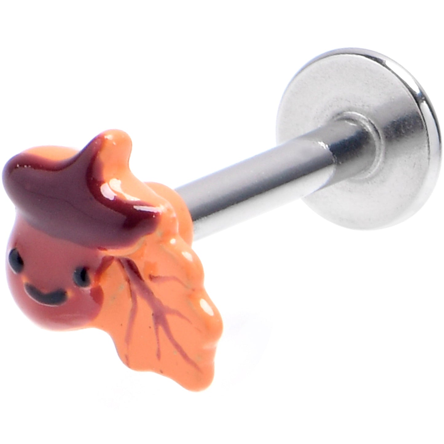 16G 5/16 Acorn Oak Leaf Autumn Labret Monroe Tragus