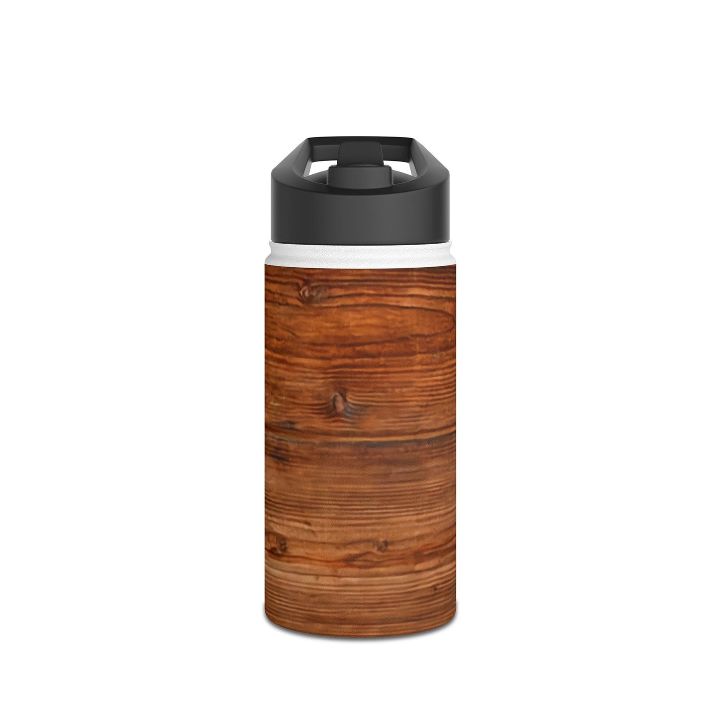 Wood-Maker Stainless Steel Water Bottle, Standard Lid - Lizard Vigilante