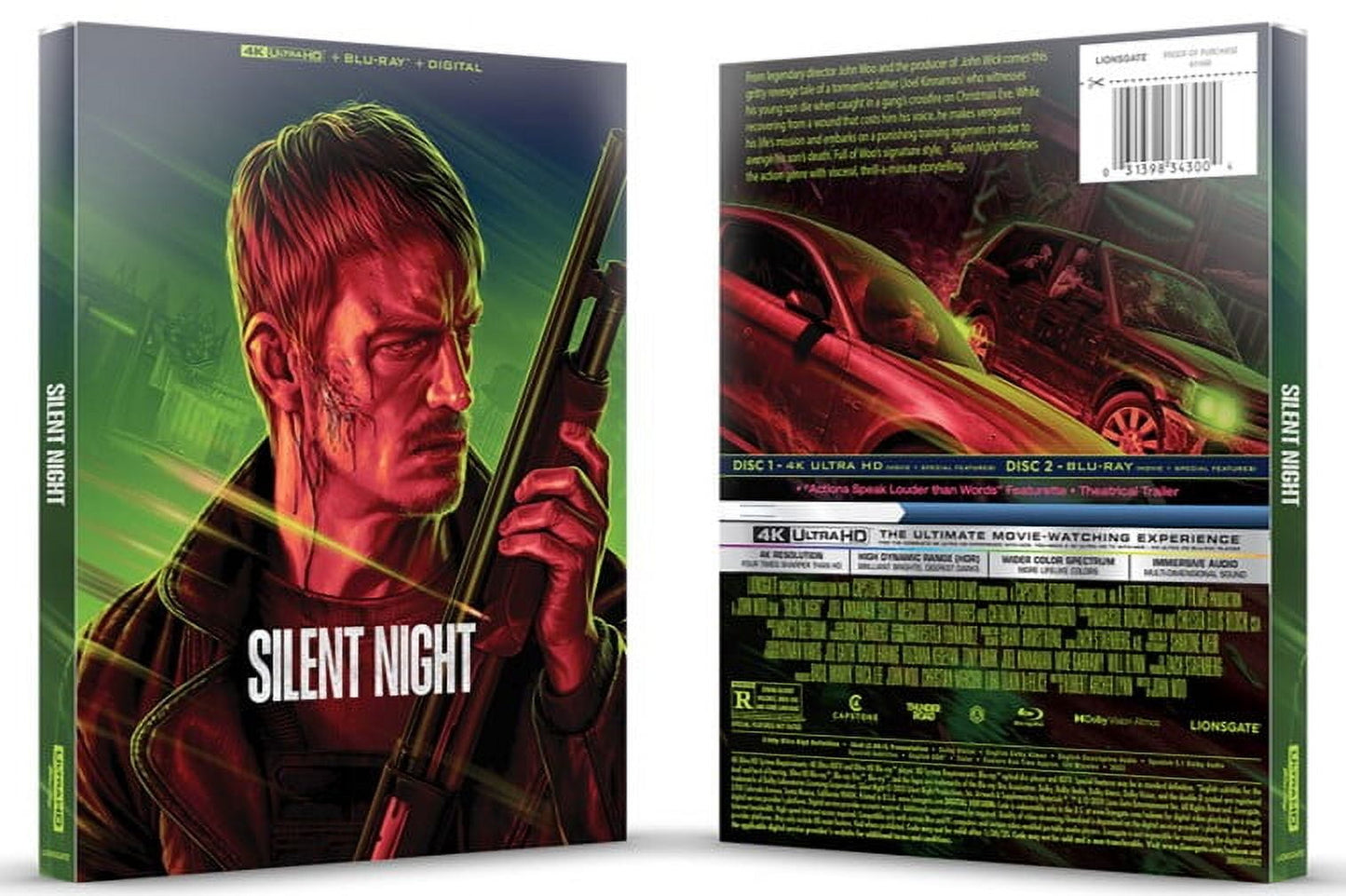 Silent Night - Steelbook [4K Ultra HD + Blu-Ray + Digital]