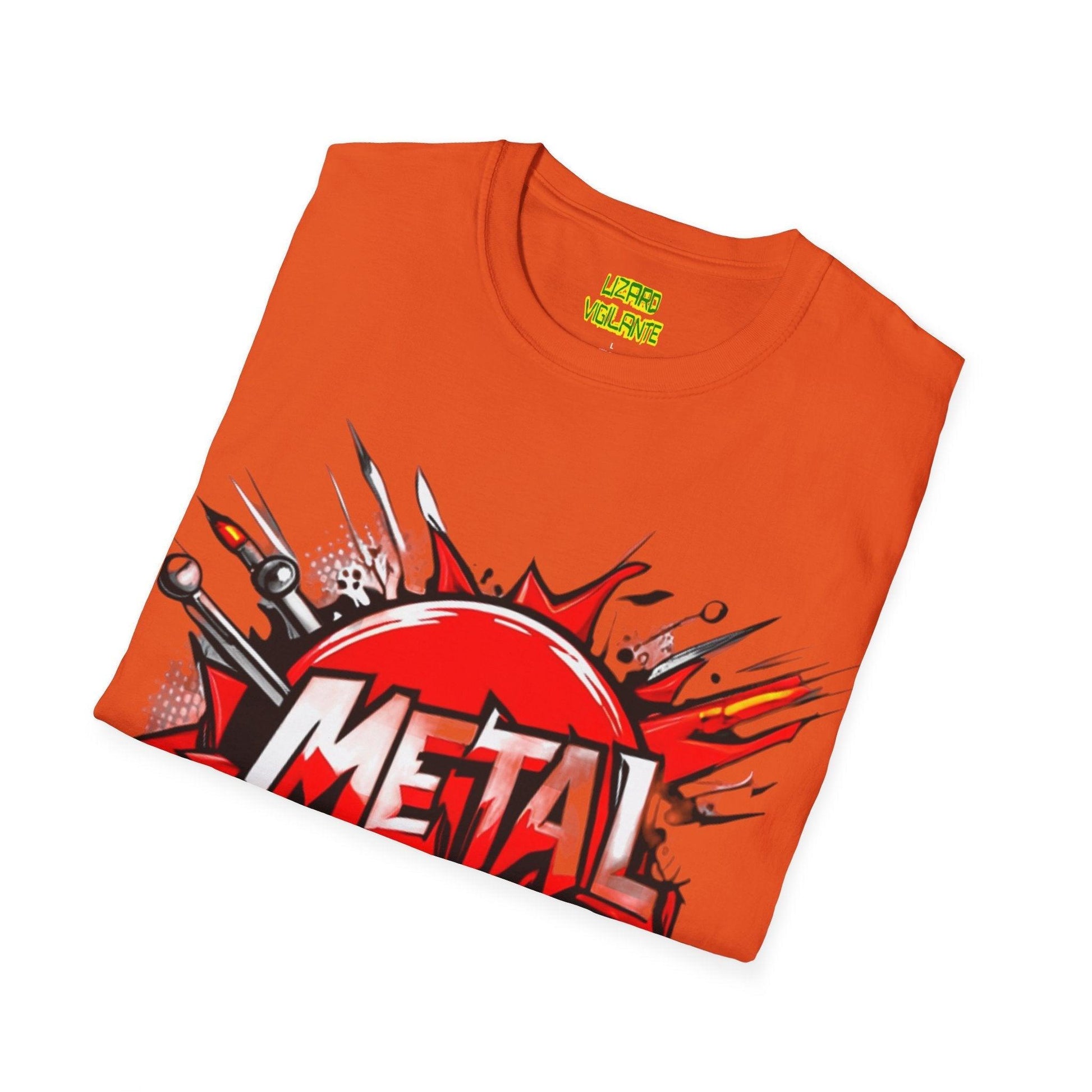 Metal Balls Unisex Softstyle T-Shirt - Lizard Vigilante