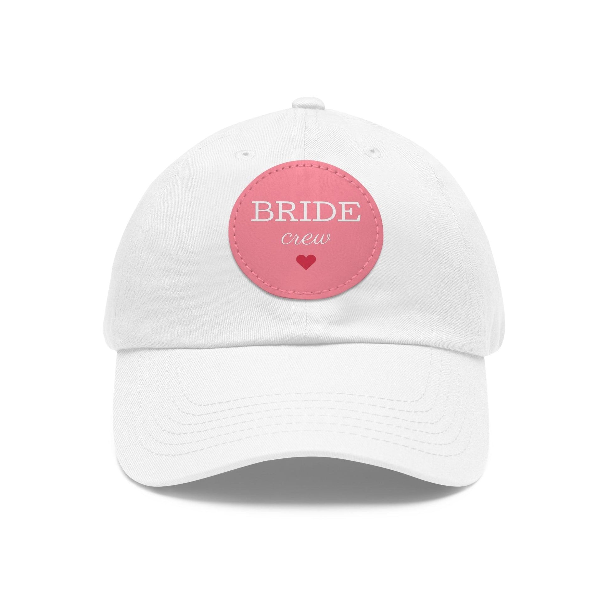 Bride Crew Dad Hat with Leather Patch (Round) - Lizard Vigilante