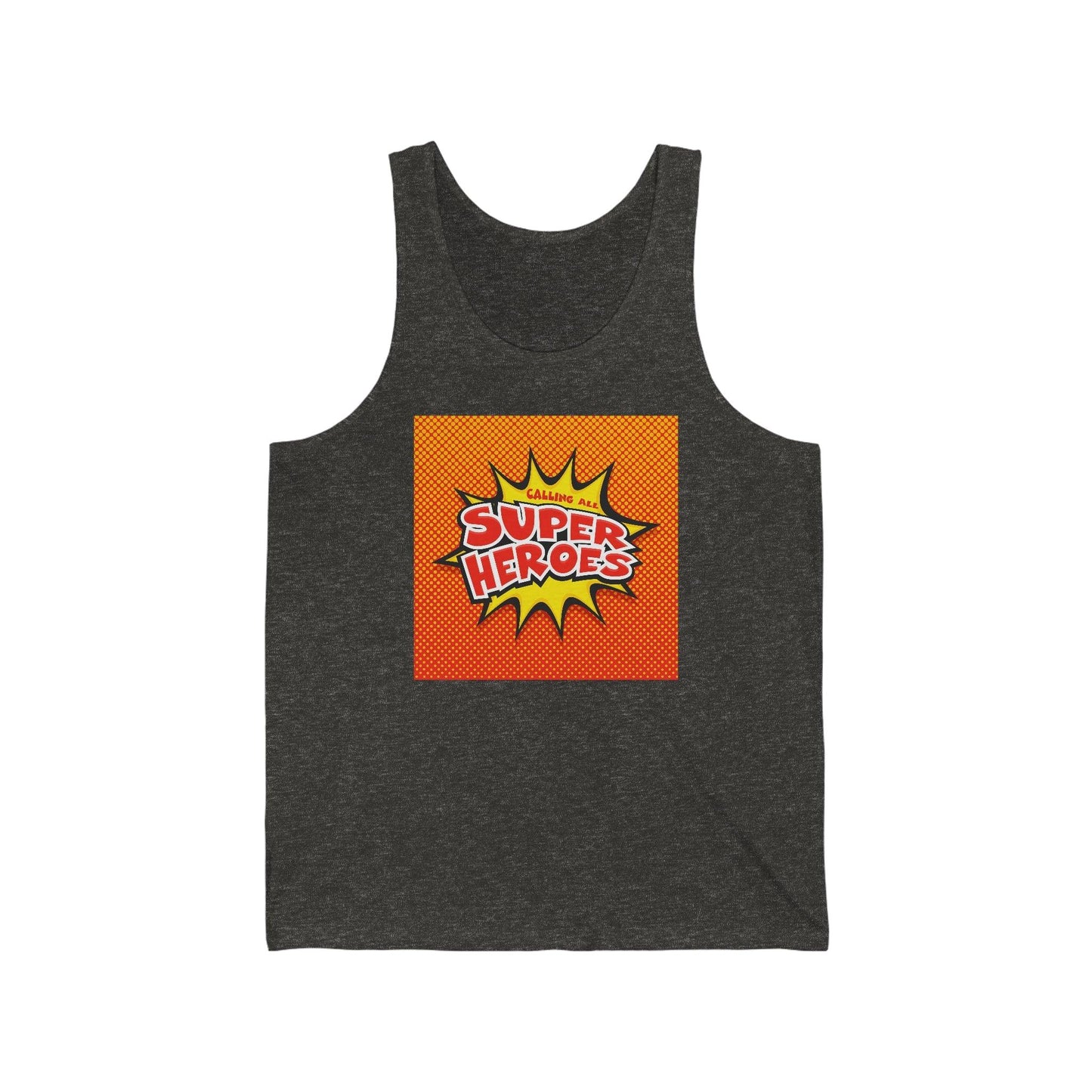 Calling All Super Heroes Unisex Jersey Tank - Lizard Vigilante