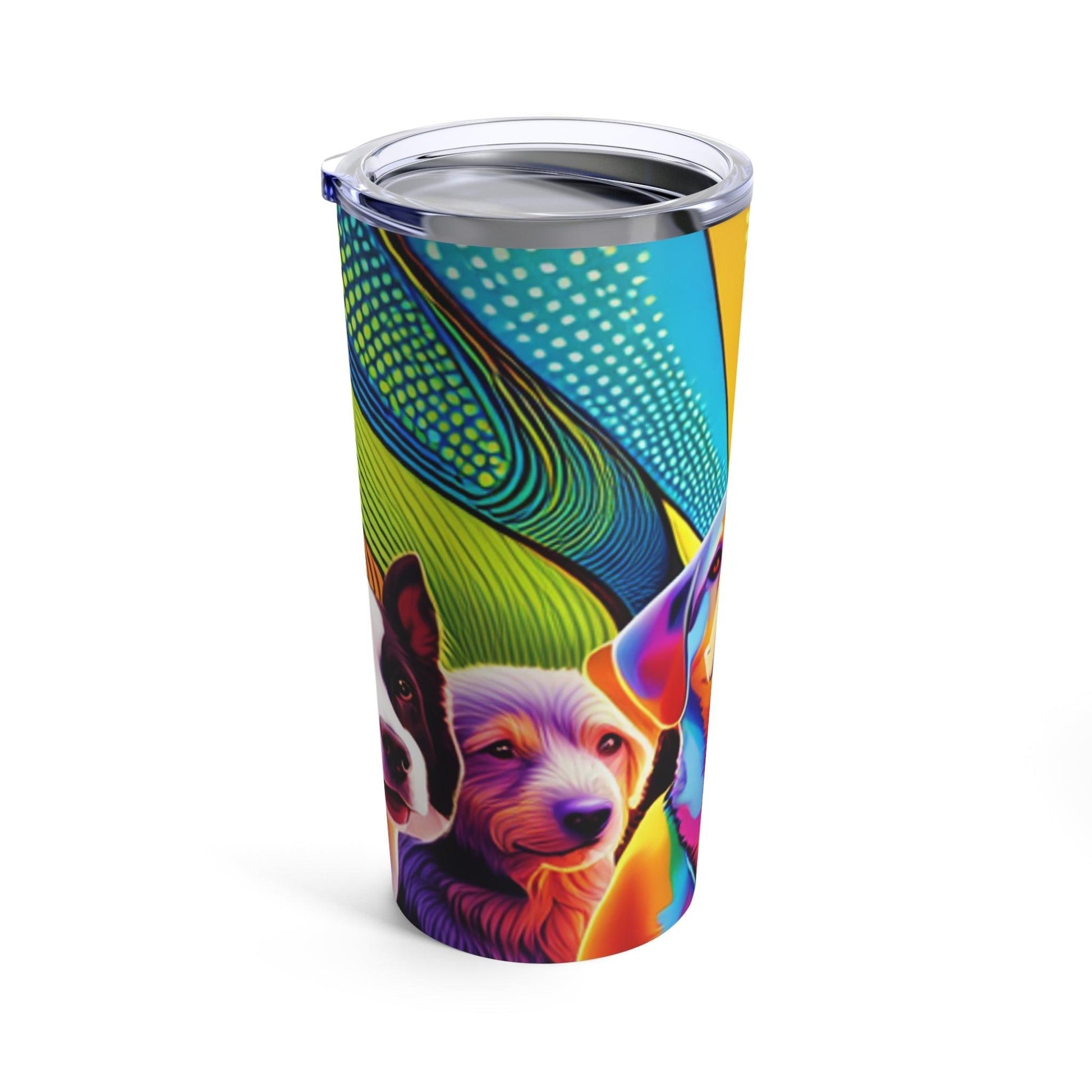 Dog Celebs Tumbler 20oz - Lizard Vigilante