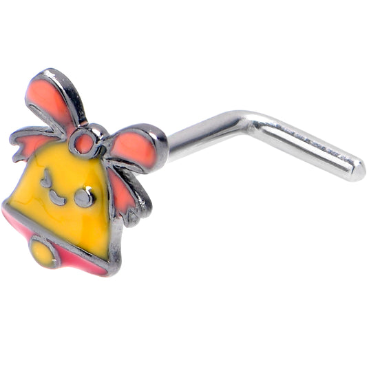 20G 7mm Holiday Belly Bling L Shape Nose Ring