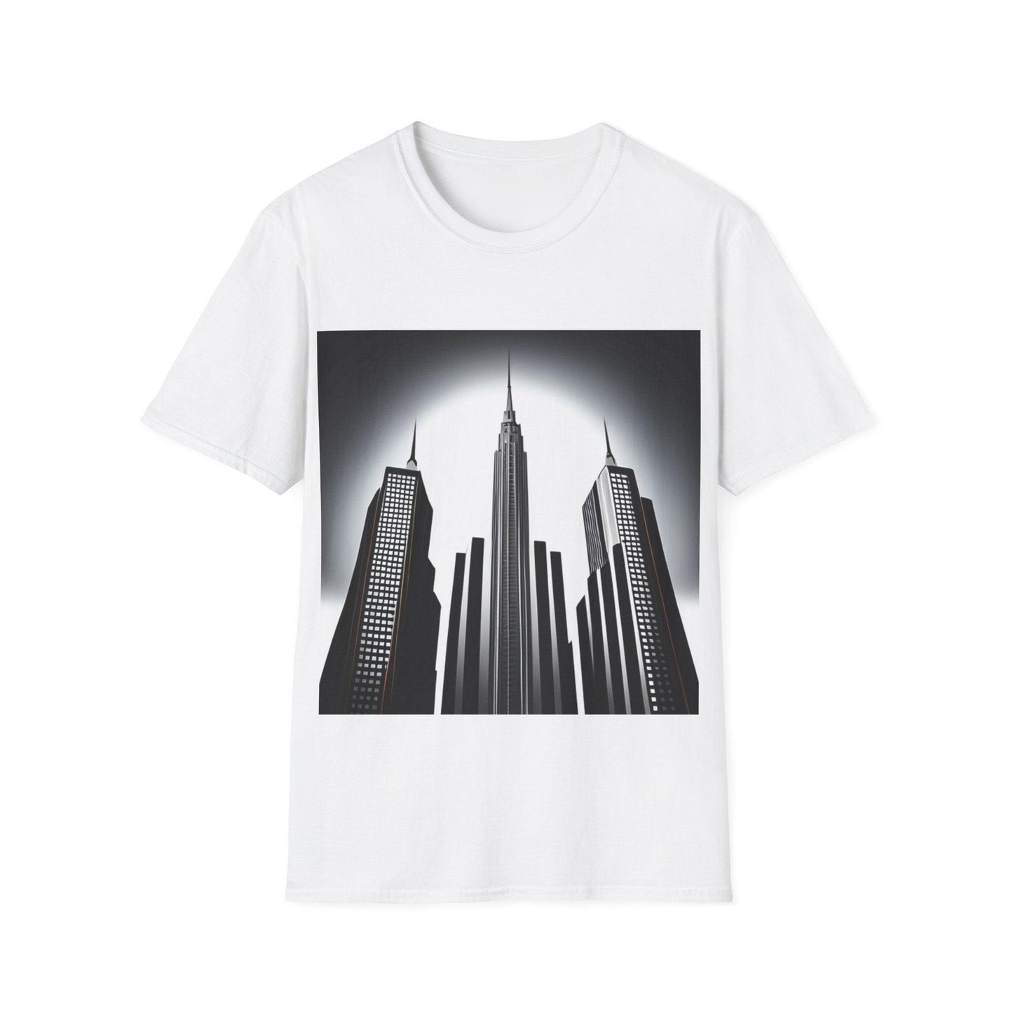 The Three Tallest Buildings Unisex Softstyle T-Shirt - Lizard Vigilante