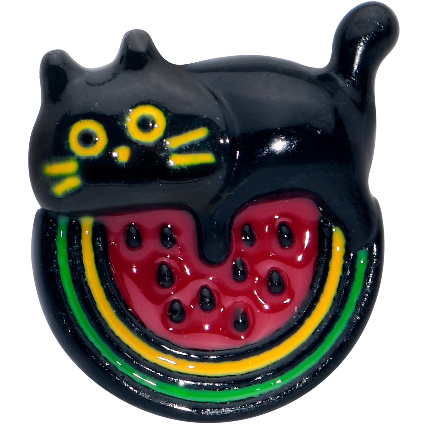 16G 5/16 Watermelon Cat Love Labret Monroe Tragus