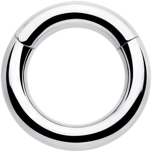 6G 9/16 316L Surgical Steel Precision Hinged Segment Hoop