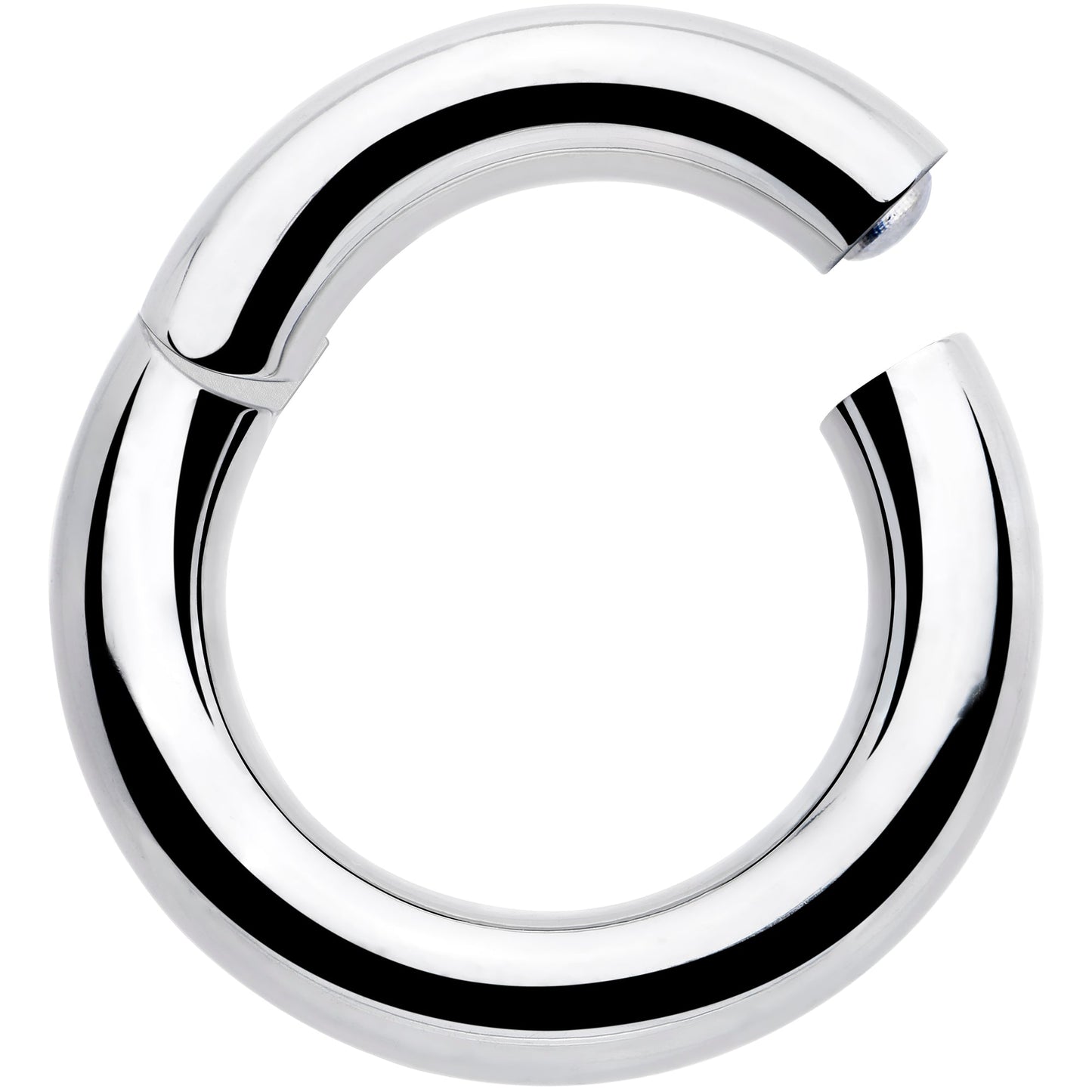 6G 9/16 316L Surgical Steel Precision Hinged Segment Hoop