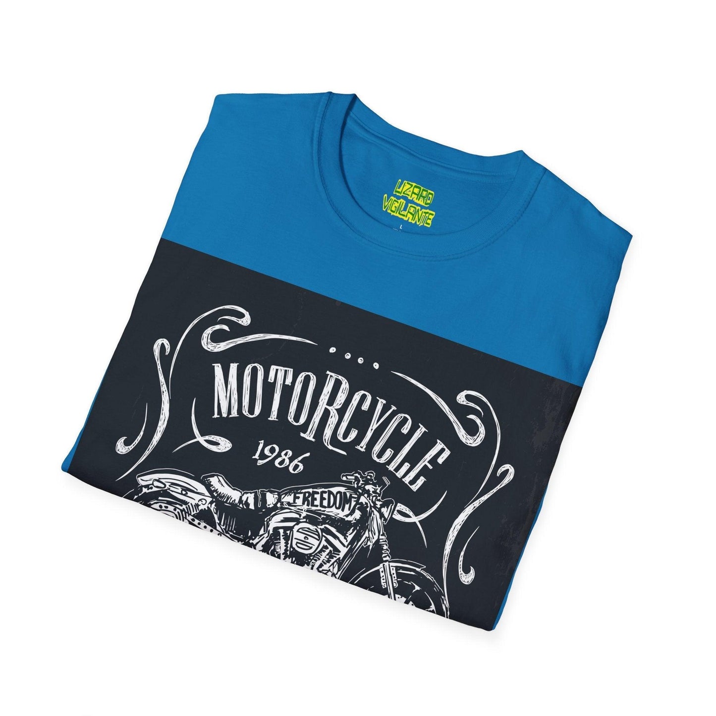 Motorcycle Lover Unisex Softstyle T-Shirt - Lizard Vigilante