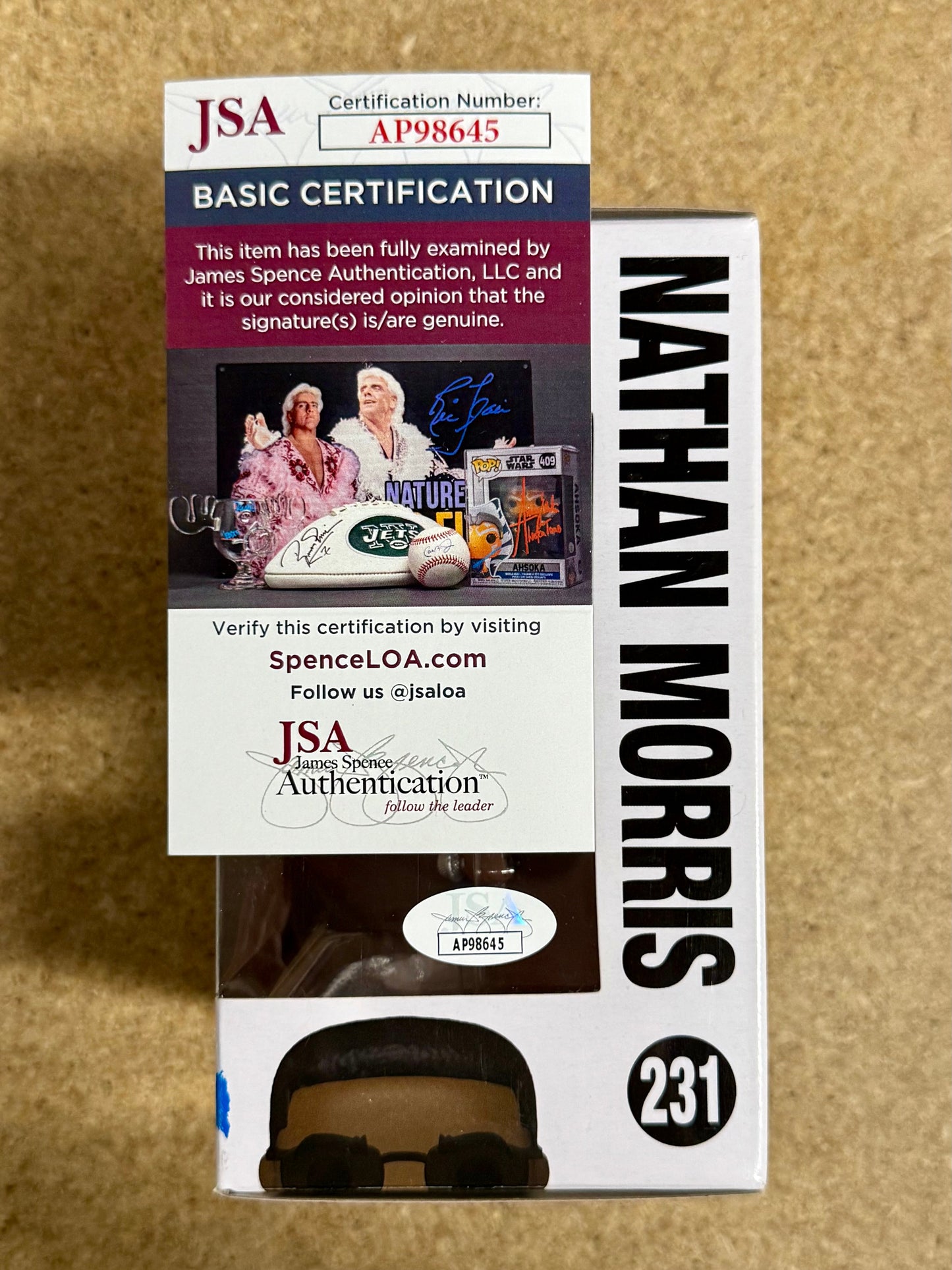 Nathan Morris Signed Boys II Men 2021 Vaulted Funko Pop! With JSA COA