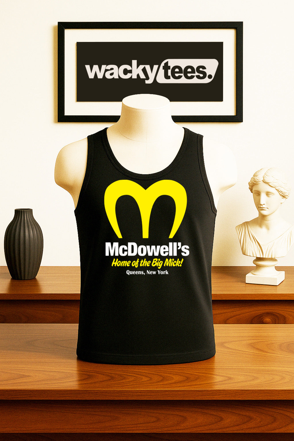 McDowells Home of the Big Mick Coming to America Graphic Tee Shirt