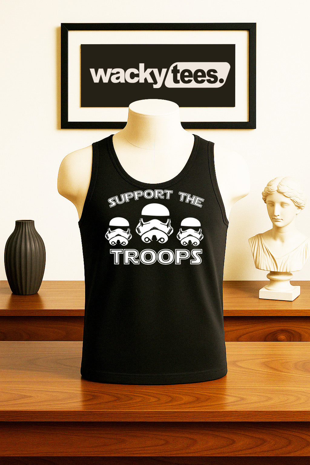 Support The Troops Storm Troopers Graphic Tee Shirt