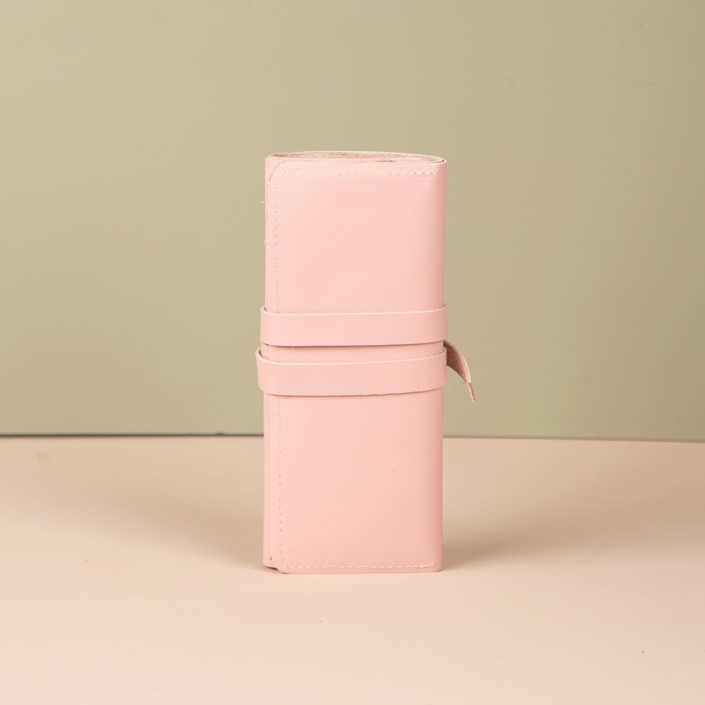 Leather Jewelry Roll - Blush Pink - Florence