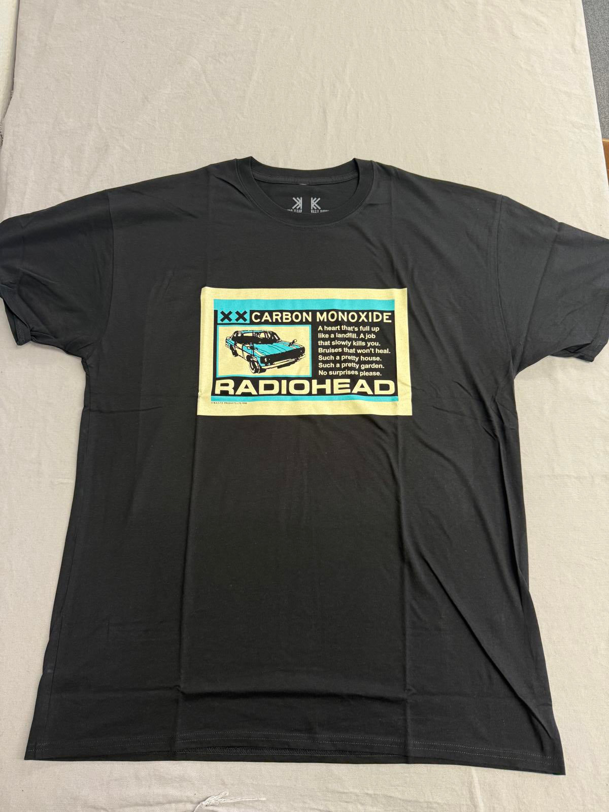 Radiohead Carbon Monoxide T-shirt - Waste Clothing