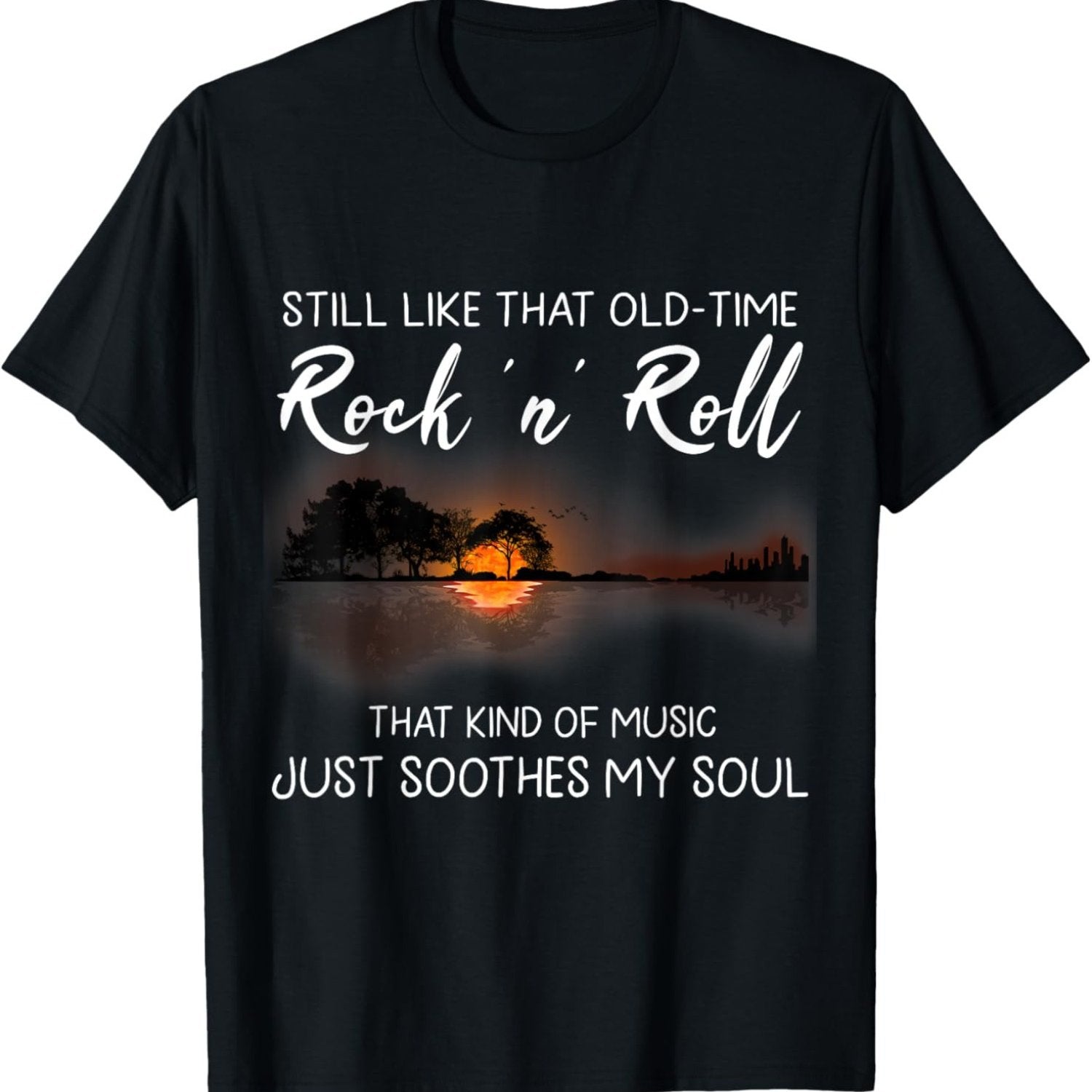 Still Like That Old Time Rock n Roll Music Guitar Hippie T-Shirt Rock Band T-shirts - Premium T-Shirt from Lizard Vigilante - Just $26.88! Shop now at Lizard Vigilante