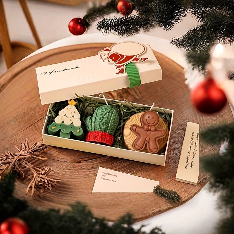 2024 Christmas Scented Candle Gift Set - Soy Wax, Multi-Wick, Perfect for Holiday Decor & Home Ambiance