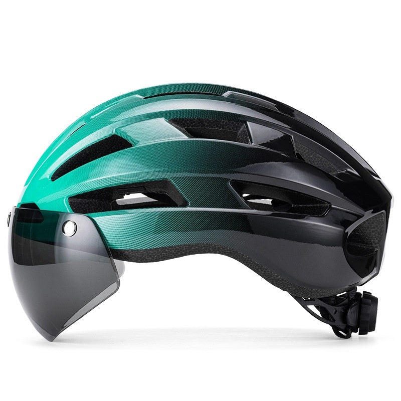 Magnetic Suction Goggles Unisex Mountain Highway Color Changing Cycling Bicycle Helmet