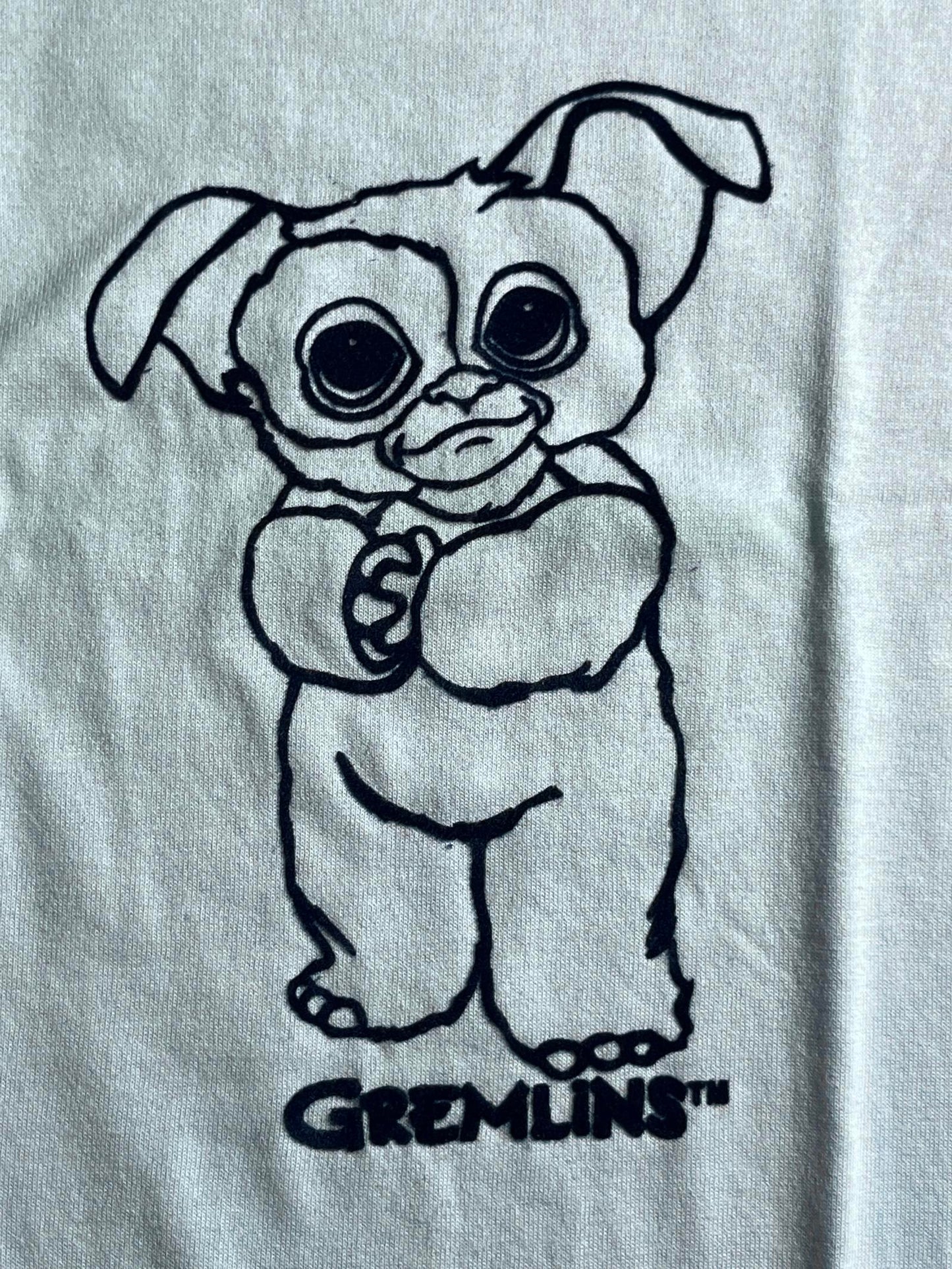 Vintage Ringer Shirt Gizmo Gremlins Movie -  Juniors XL