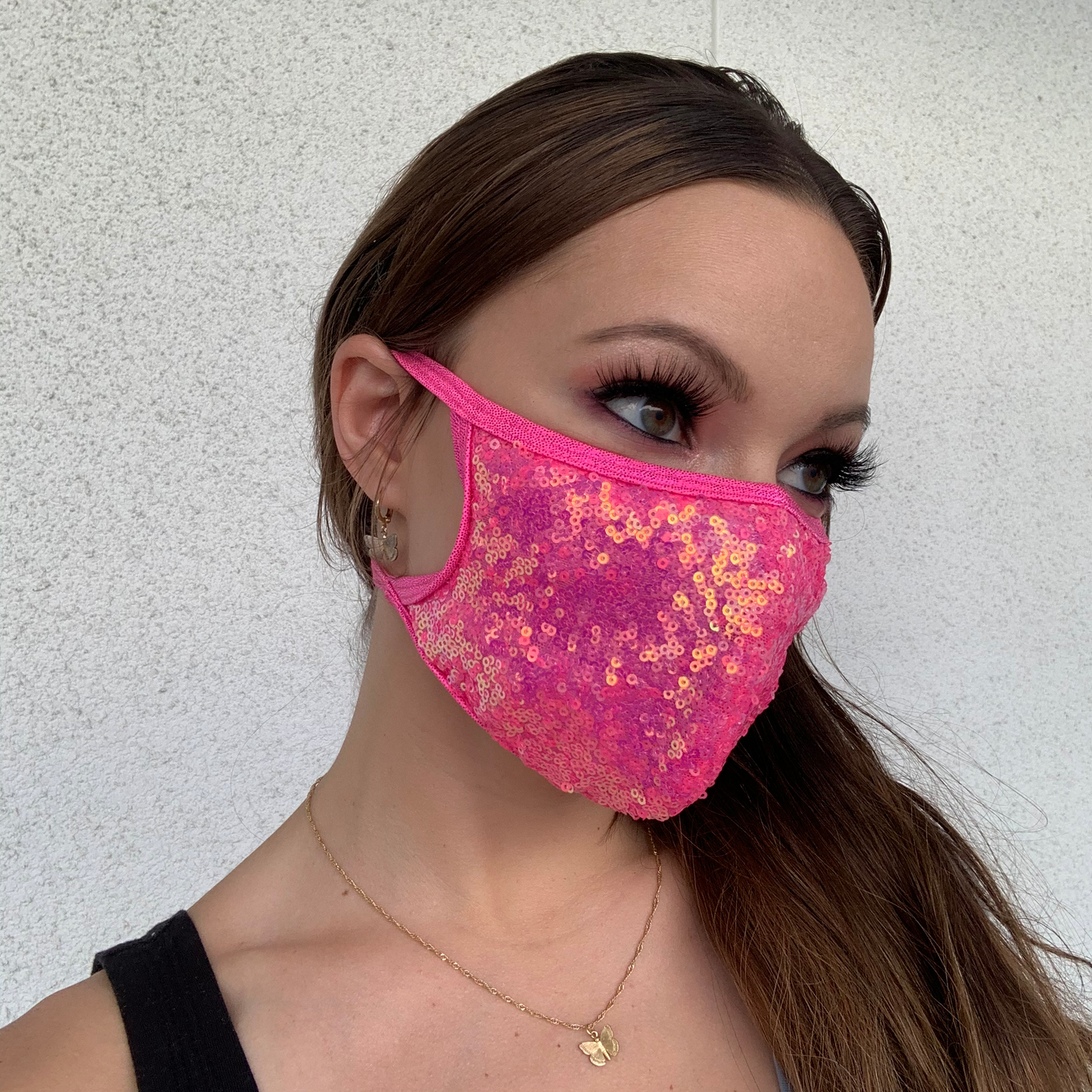 Multi Layered Face Mask - Sequin