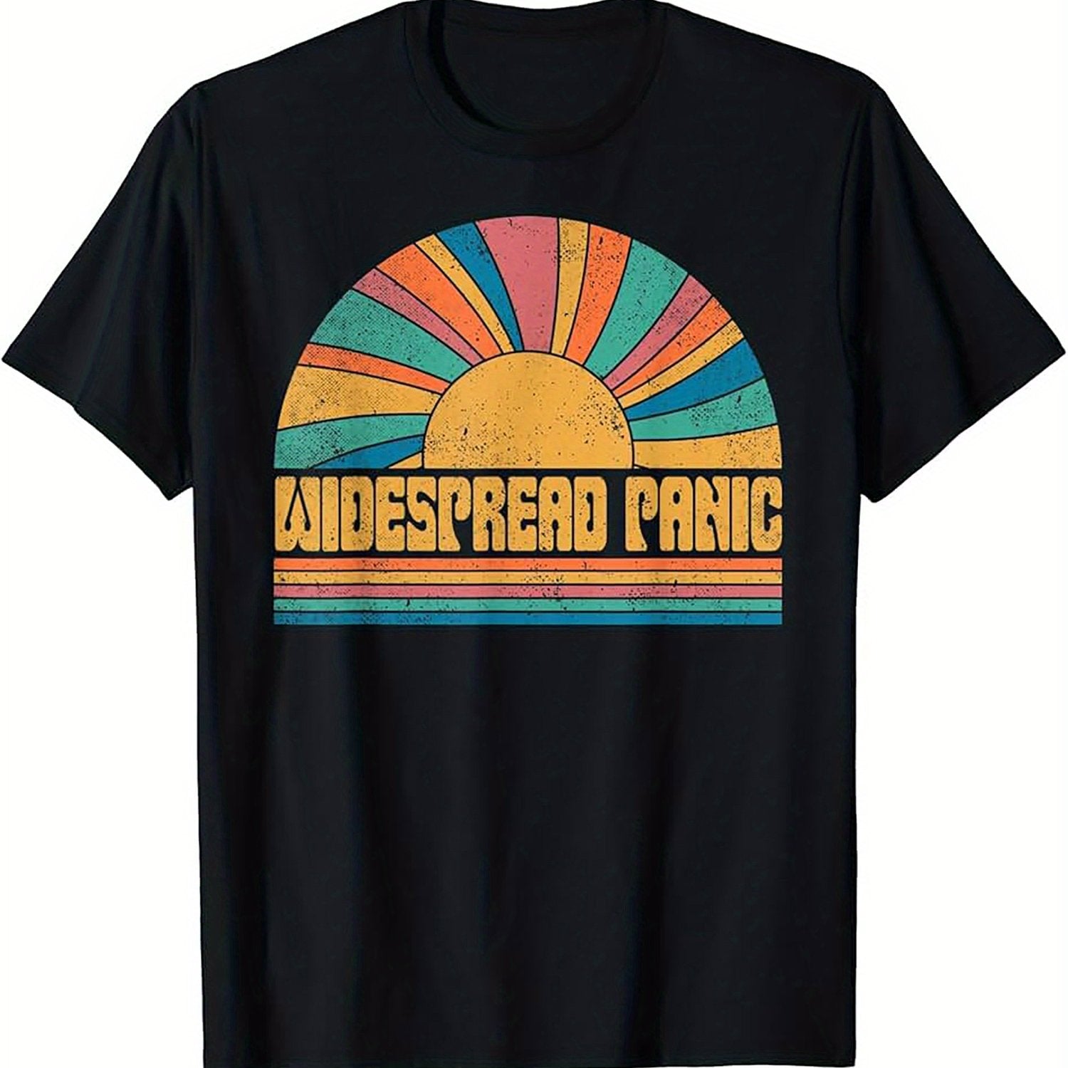 Widespread Panic Classic Fit Organic Cotton T-Shirt - Retro Chill Vintage Pattern Tee - Premium T-shirt from Lizard Vigilante - Just $26.99! Shop now at Lizard Vigilante