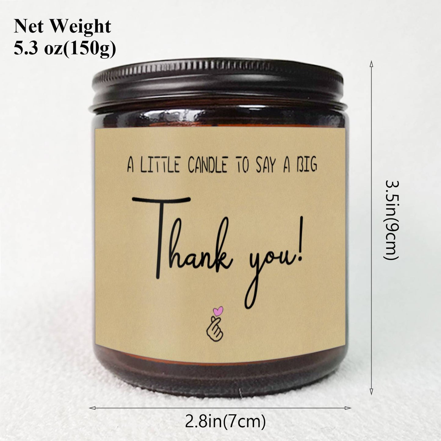 Appreciation Scented Candle - Perfect Gift for Nurses, Teachers, Mentors & More - Ideal for Birthdays, Retirement, Farewell & Christmas