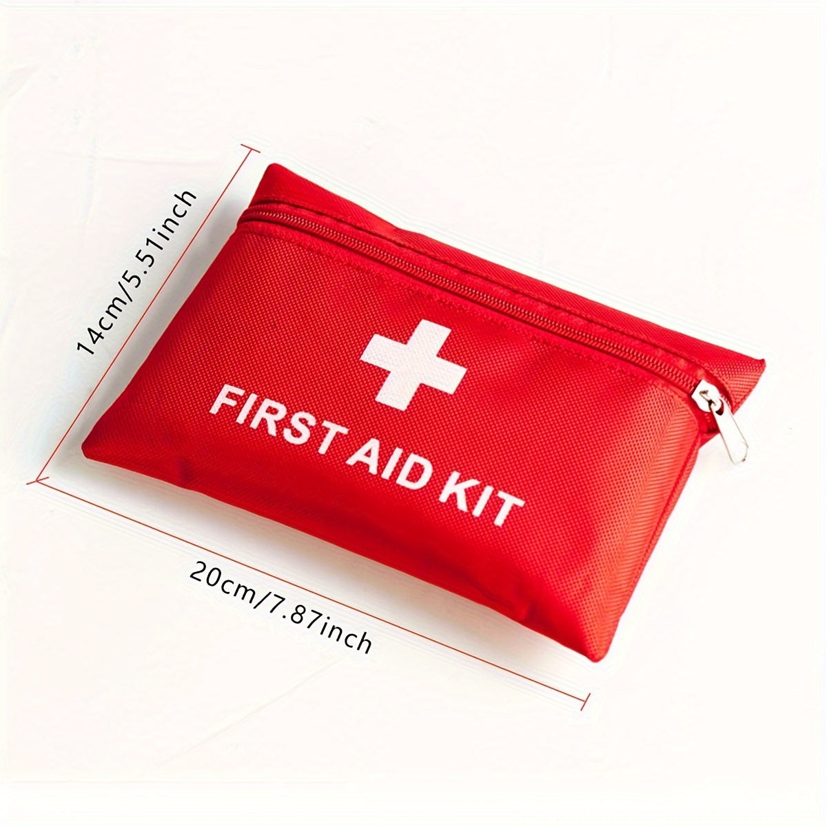 Deluxe 188-Piece First Aid Kit with Carrying Pouch: Essential Outdoor Emergency Kit for Camping, Hiking, and Travel - Premium  from Lizard Vigilante - Just $12.99! Shop now at Lizard Vigilante