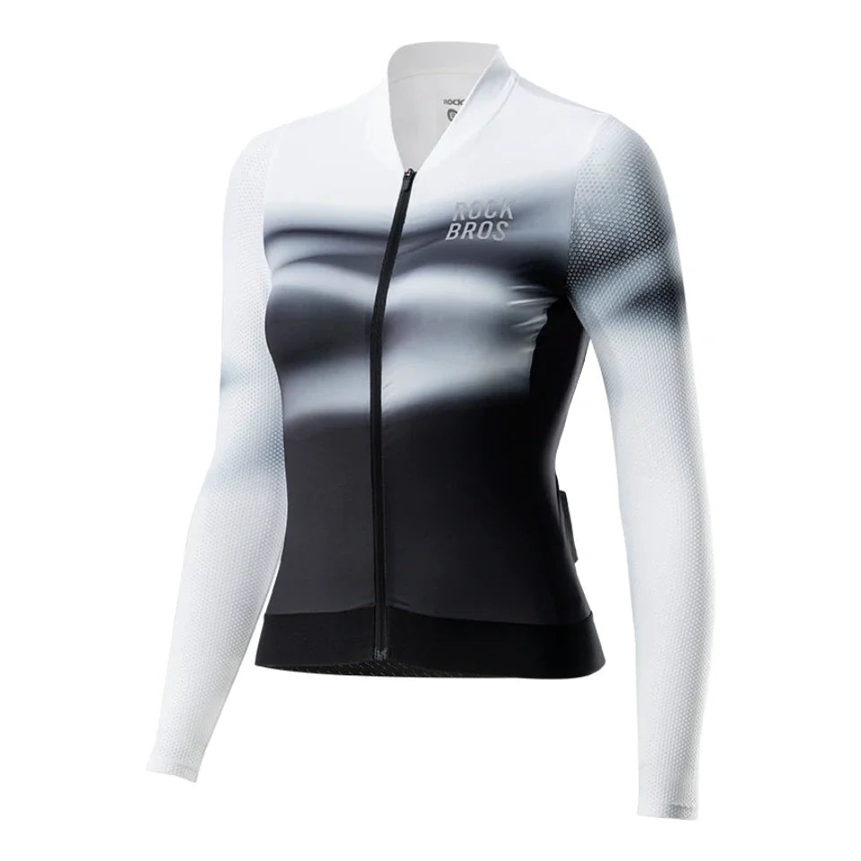 ROCKBROS Mondi Lightweight Gradient Women's Long Sleeve Cycling Jersey