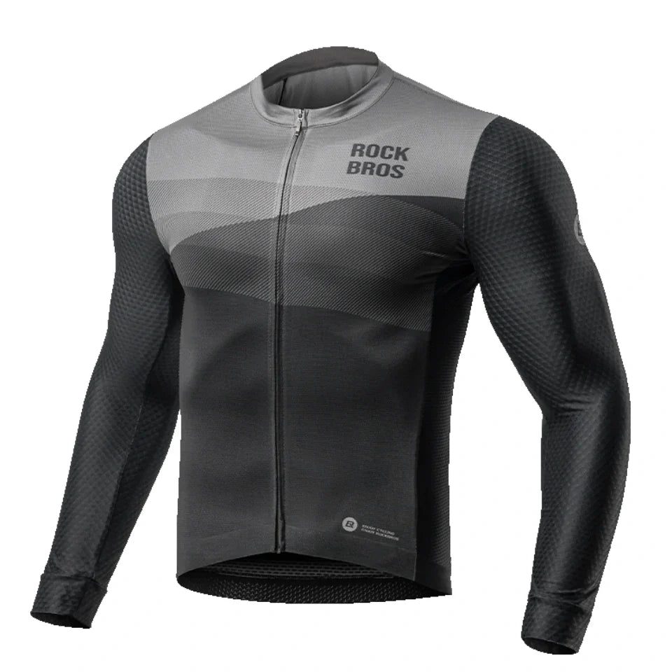 ROCKBROS Men's Cycling Long-Sleeve Jersey