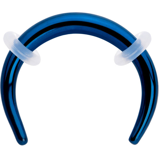 14G 5/16 Blue Pincher Crescent Taper