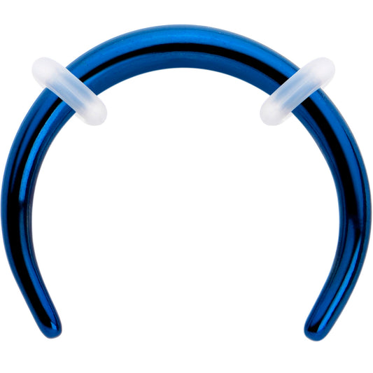 14G 3/8 Blue Pincher Crescent Taper