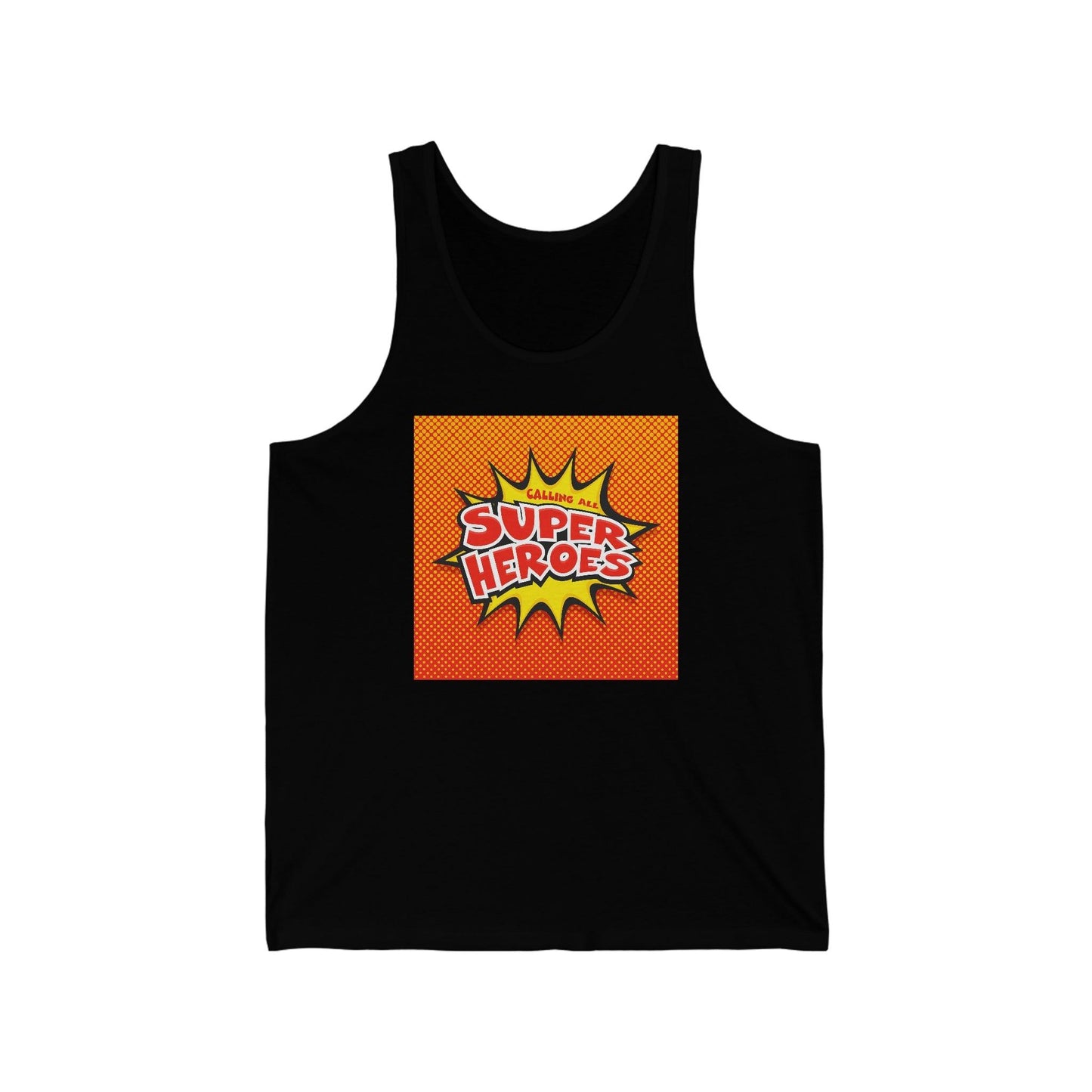 Calling All Super Heroes Unisex Jersey Tank - Lizard Vigilante