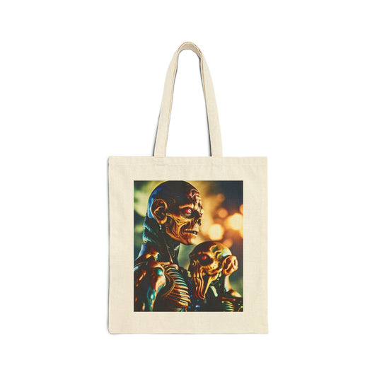 Botlove Cotton Canvas Tote Bag - Lizard Vigilante