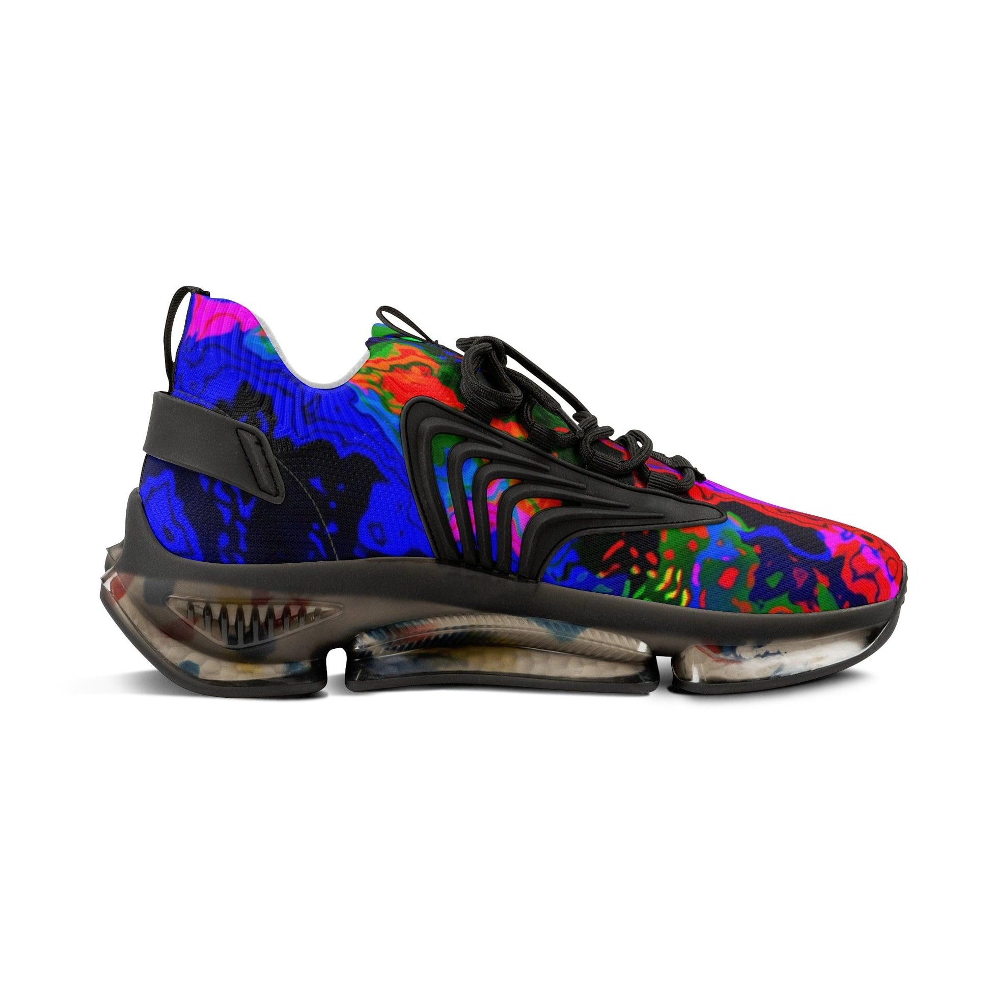 Rainbow in the Darkness Men's Mesh Sneakers - Lizard Vigilante