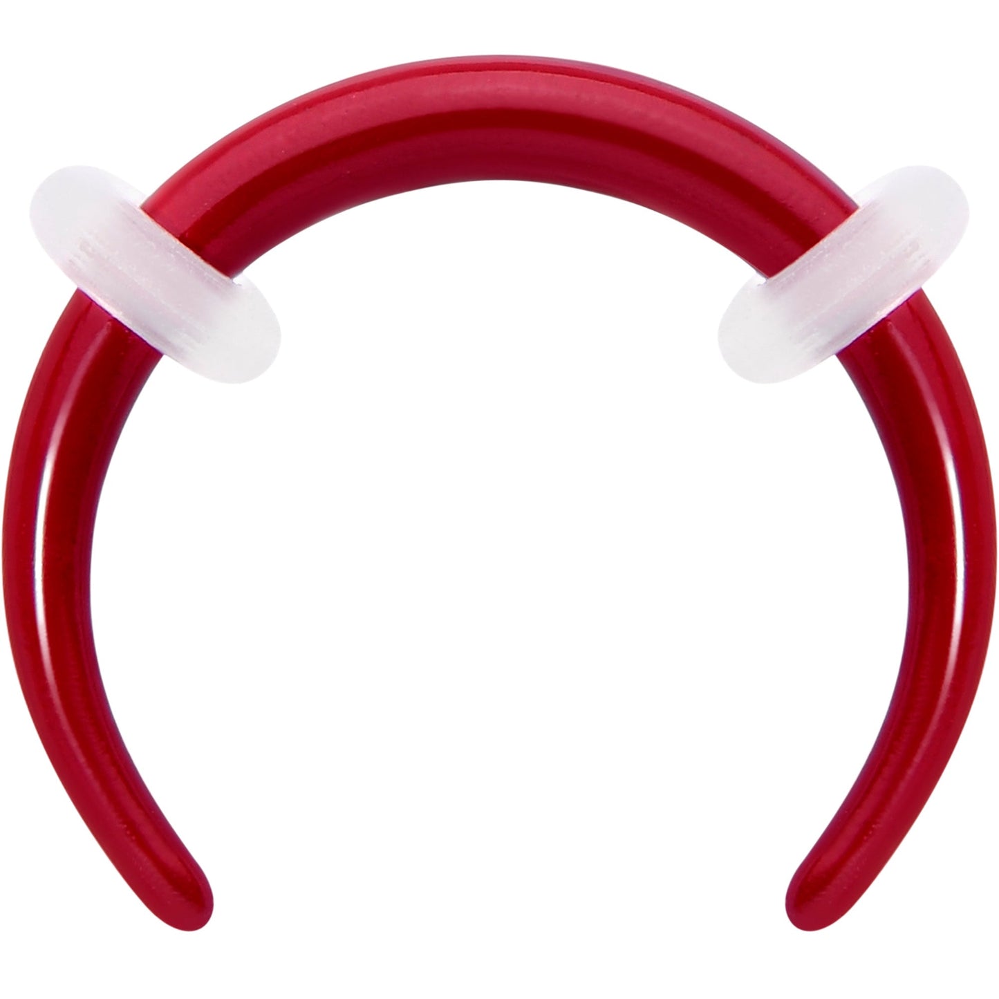 Stainless Steel Crescent Pincher Septum Ring - 14G and 16G