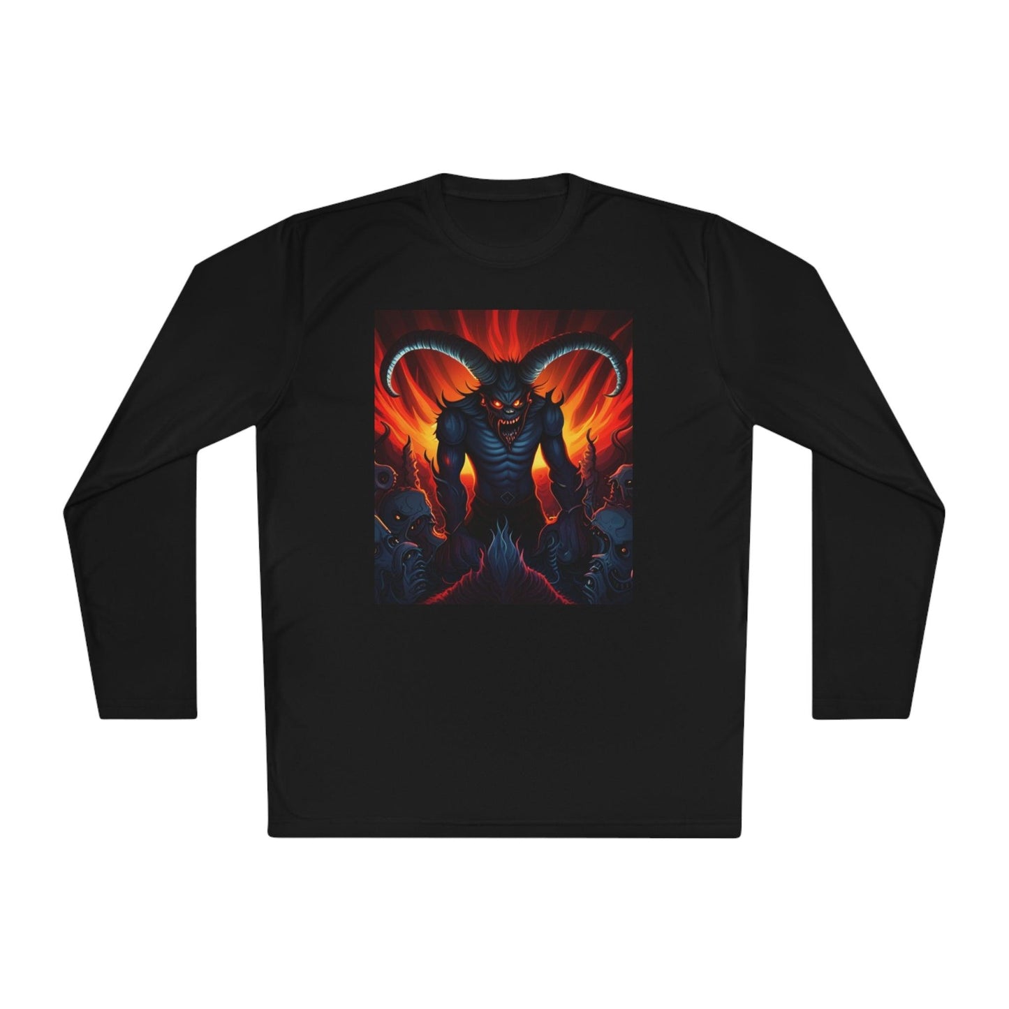 Horny Devil Unisex Lightweight Long Sleeve Tee - Lizard Vigilante