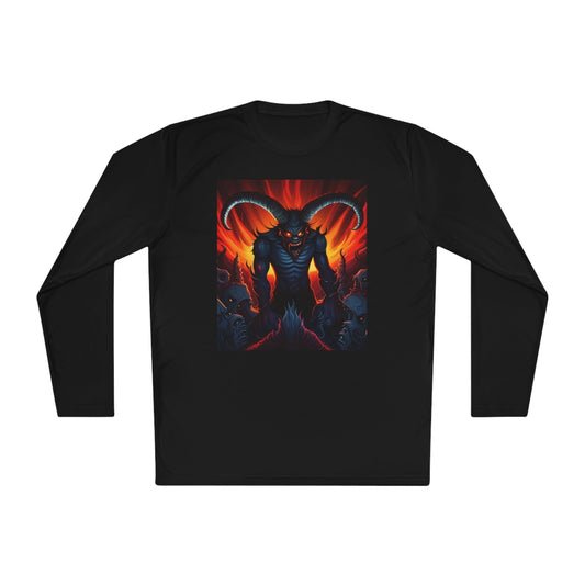 Horny Devil Unisex Lightweight Long Sleeve Tee - Lizard Vigilante