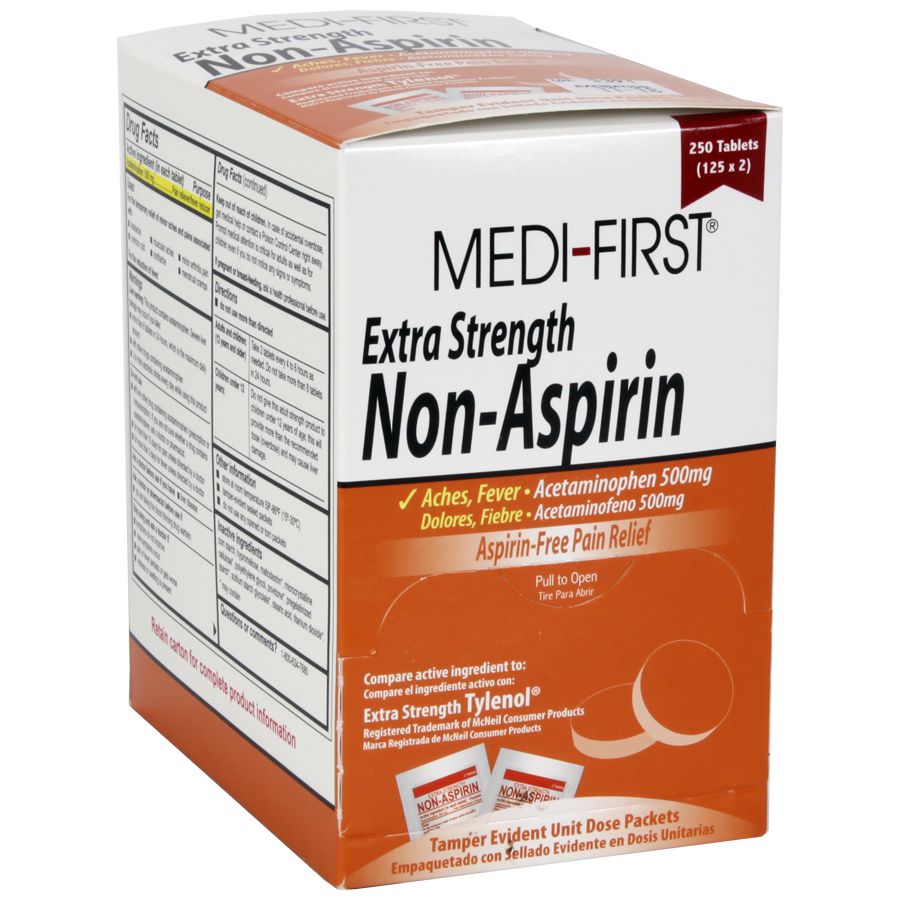 Non-Aspirin Extra Strength, 250/box