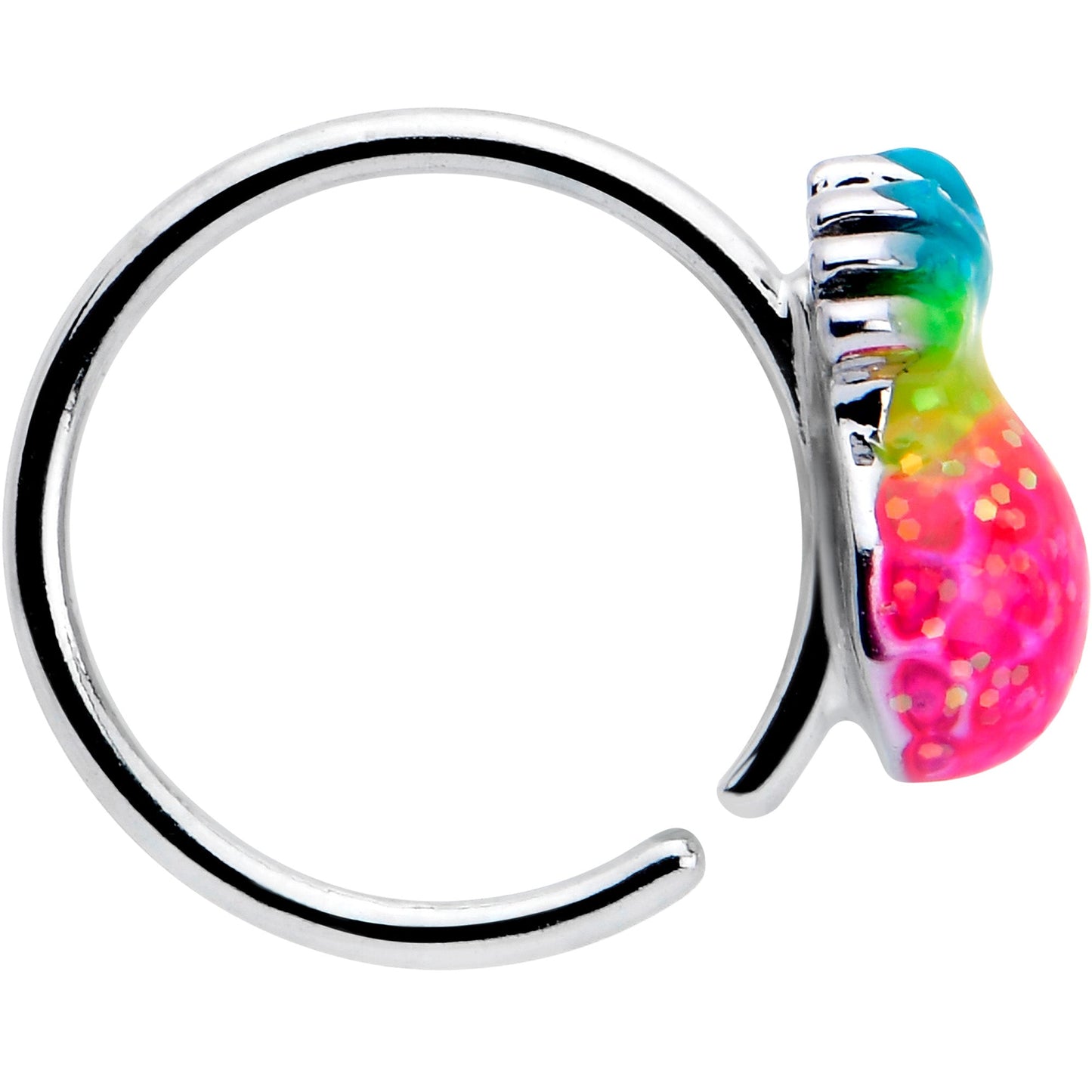 20G 5/16 Hot Tropical Pineapple Nose Hoop