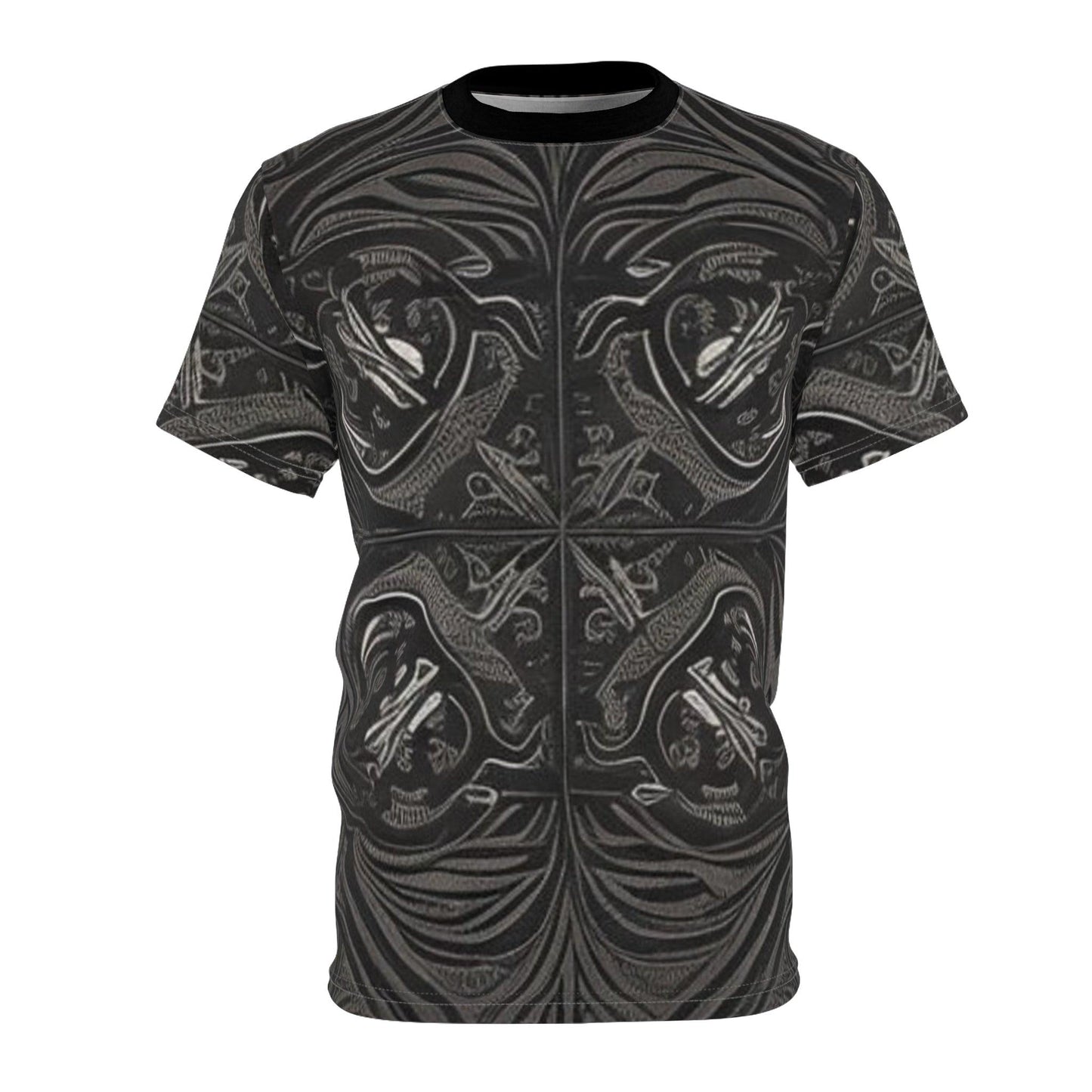 Triballs 6 Unisex Cut & Sew Tee (AOP) - Lizard Vigilante