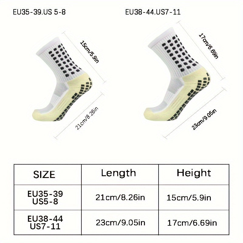 1 Pair Of Unisex Anti Odor & Sweat Absorption Crew Socks, Comfy & Breathable, Elastic Cushioned Non-slip Sport Socks For Outdoor Activities