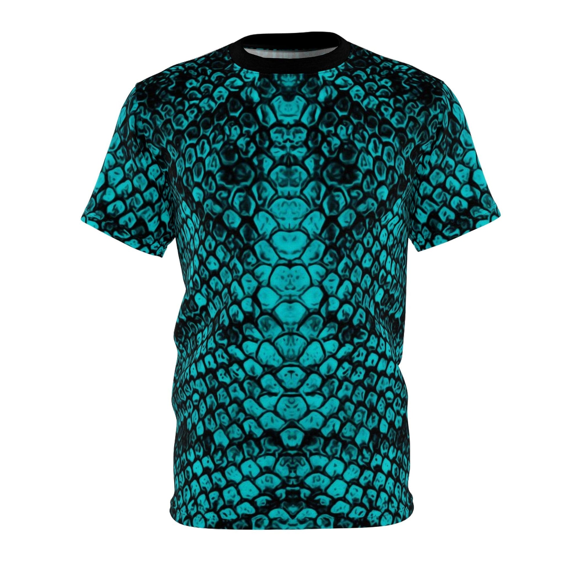 Blue Reptile Unisex Tee Shirt - Premium All Over Prints from Printify - Just $46.62! Shop now at Lizard Vigilante