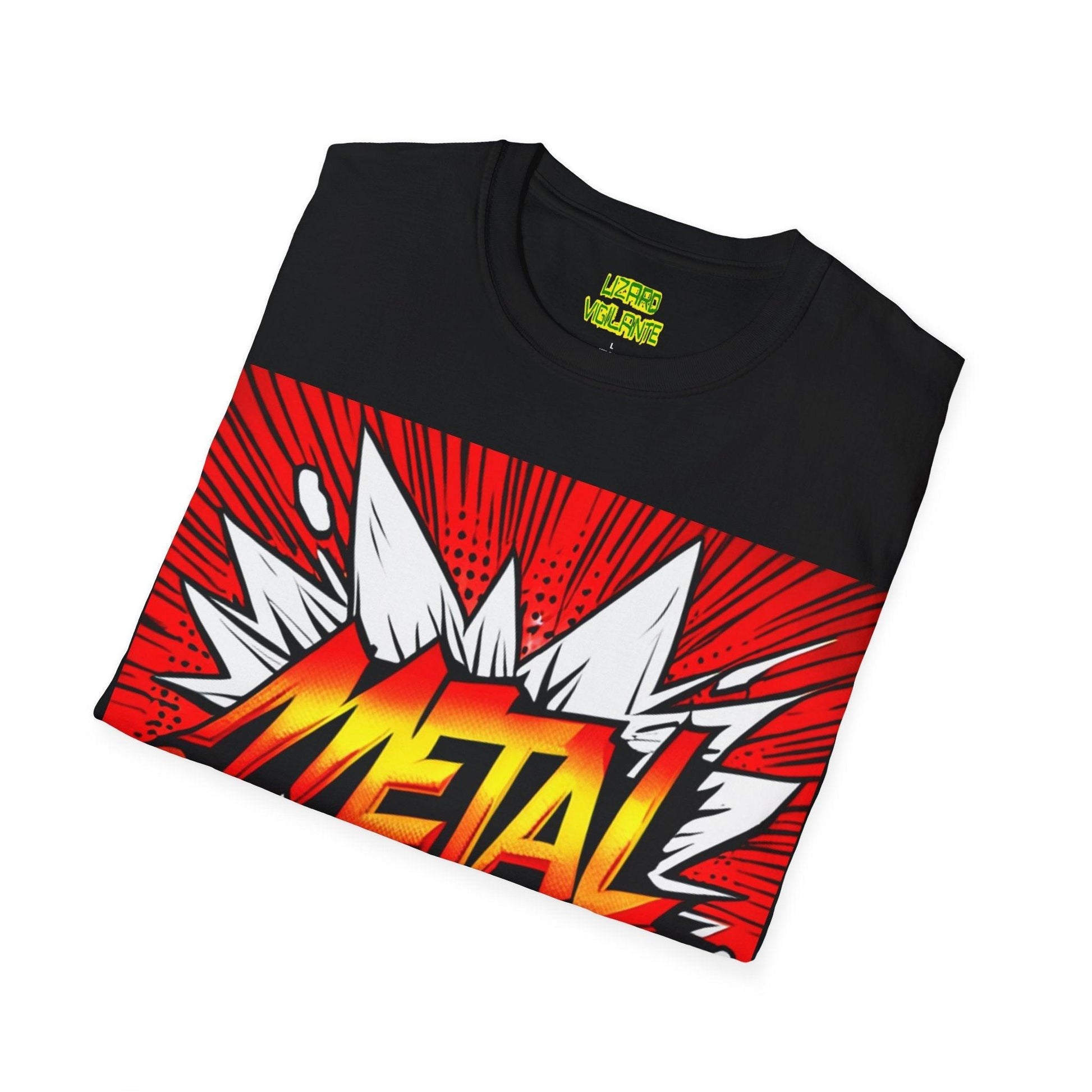 METAL KAPOW Unisex Softstyle T-Shirt - Lizard Vigilante