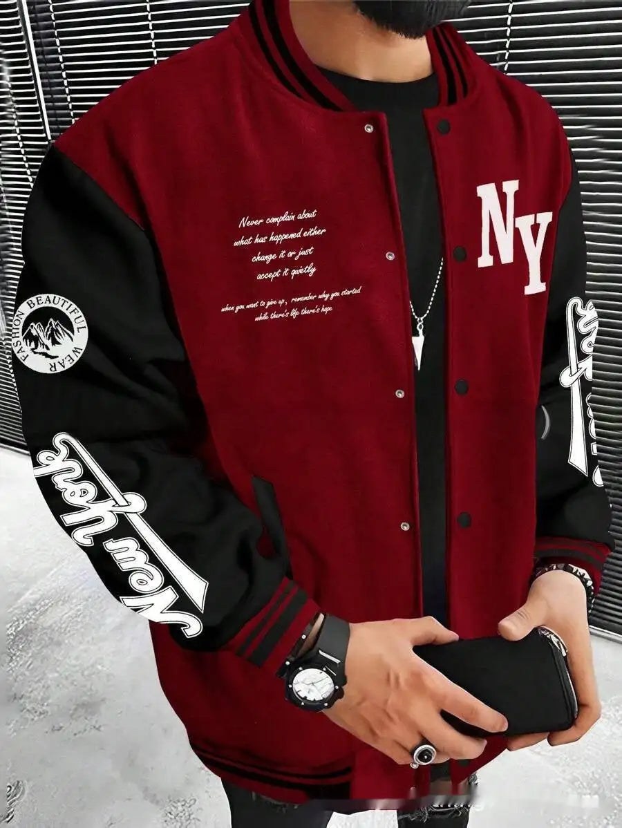 Baseball Uniform Jacket Coat Cardigan