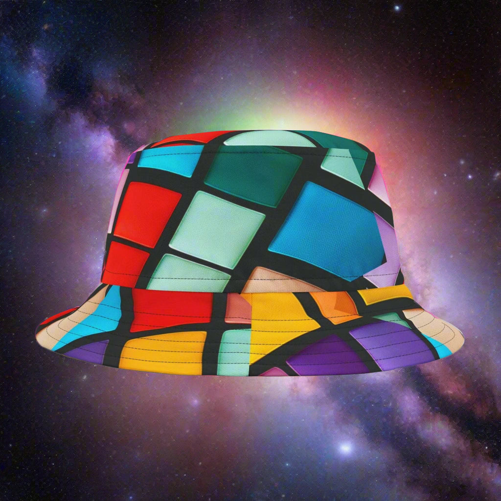 80s Buttons Bucket Hat - Lizard Vigilante