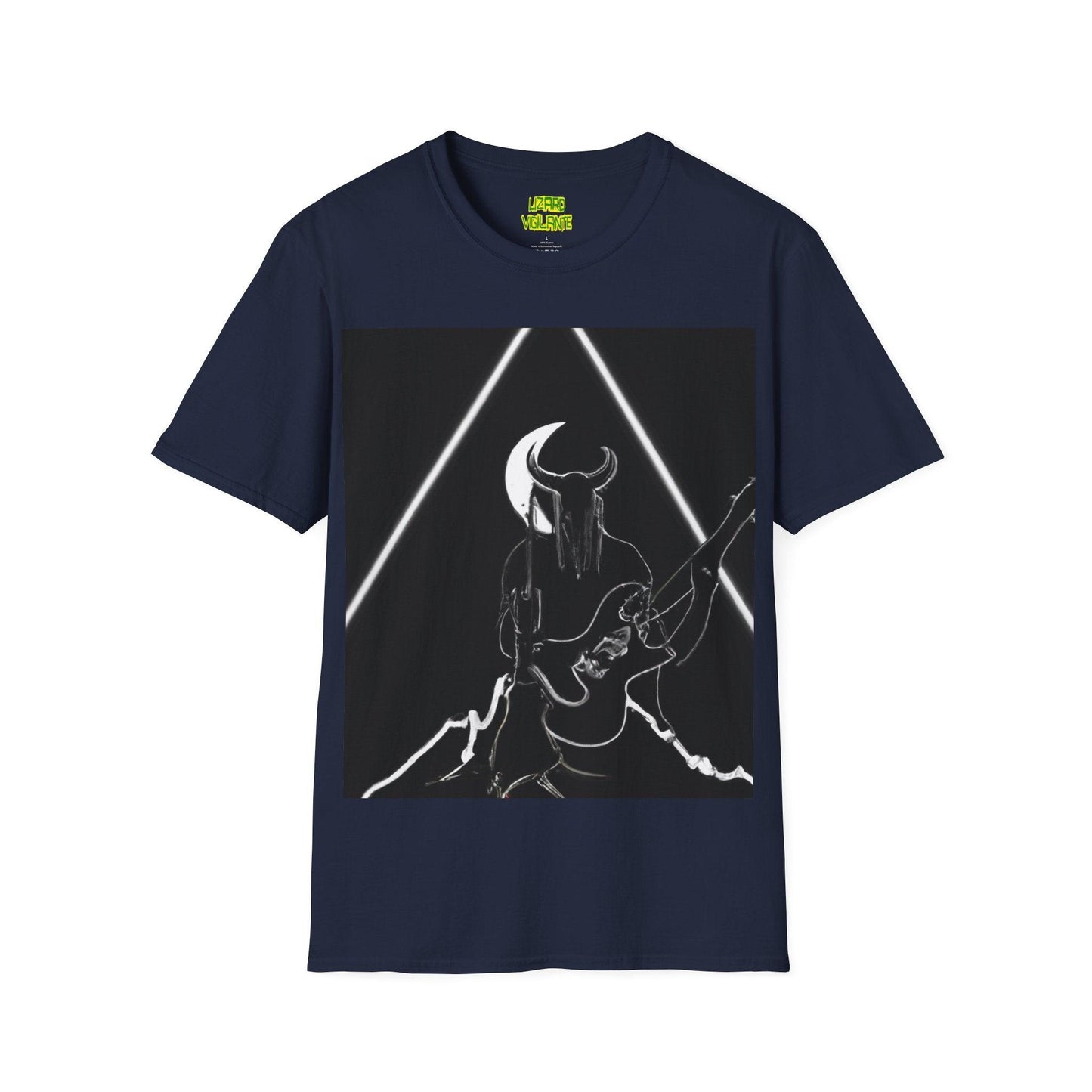 Lord Satan Mountain Moonlight Unisex Softstyle T-Shirt - Lizard Vigilante