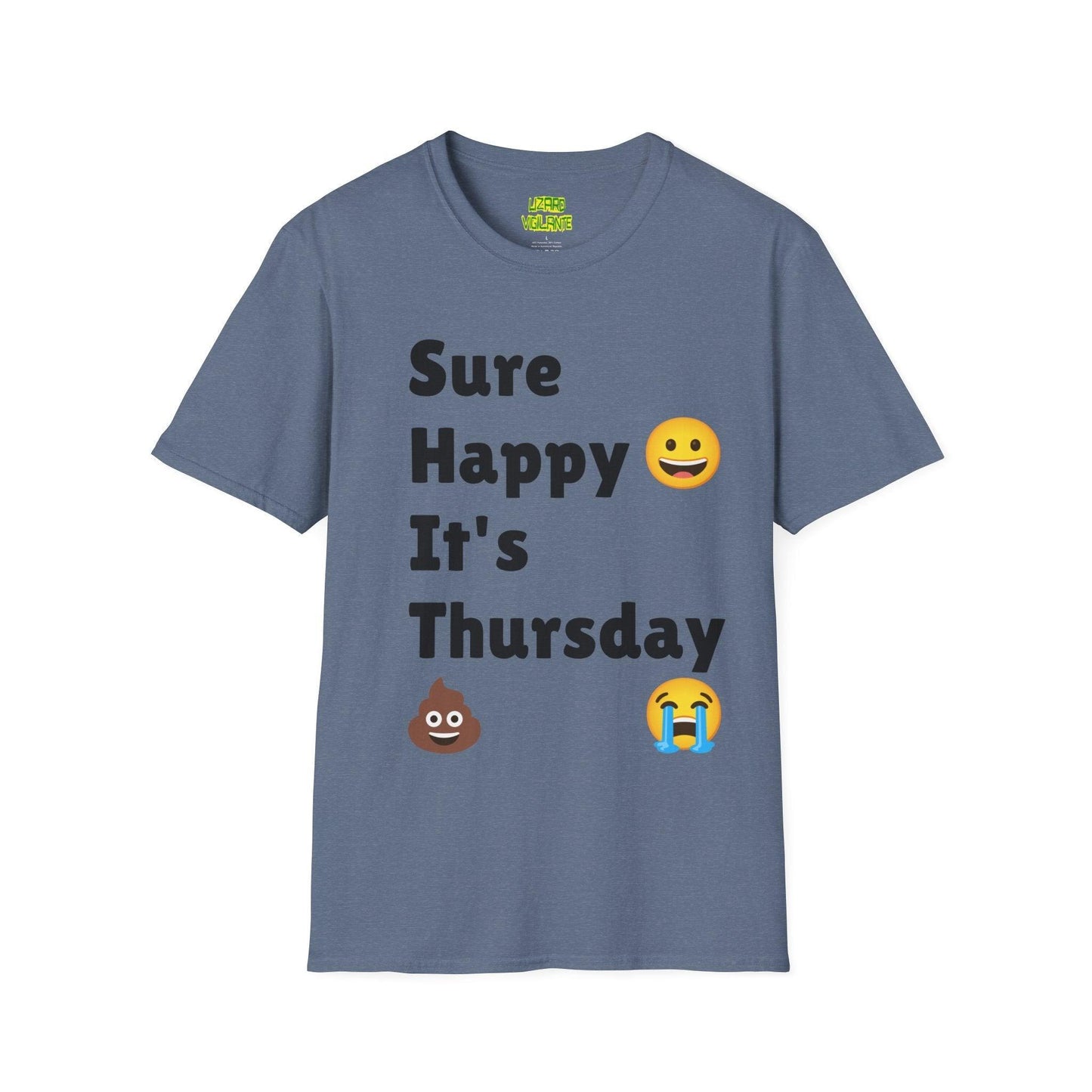 Sure Happy It's Thursday Unisex Softstyle T-Shirt - Lizard Vigilante