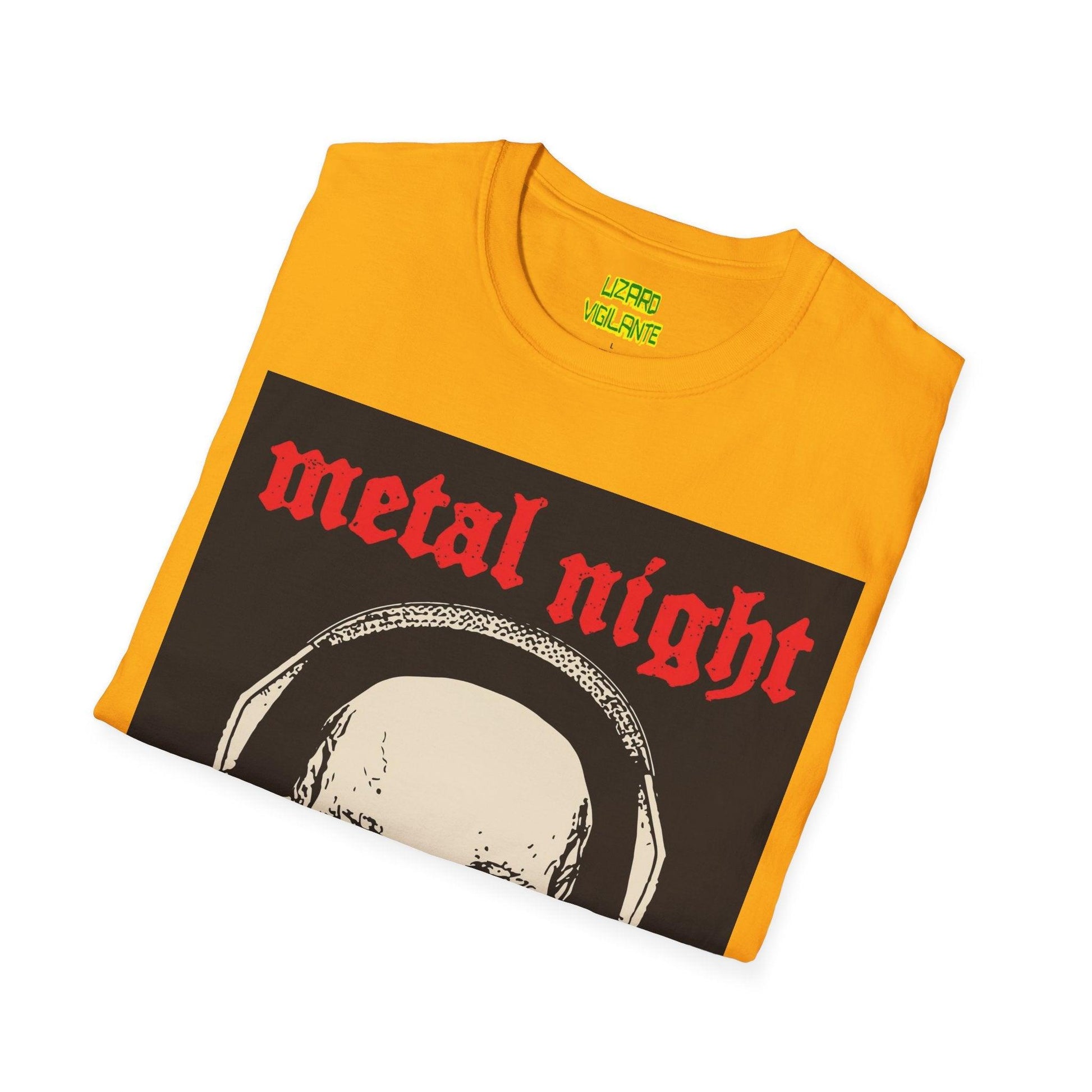 METAL NIGHT Unisex Softstyle T-Shirt - Lizard Vigilante